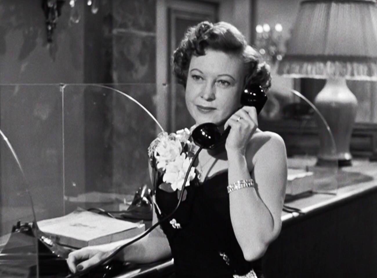 Lurene Tuttle In A Scene From Don'T Bother To Knock, 1952