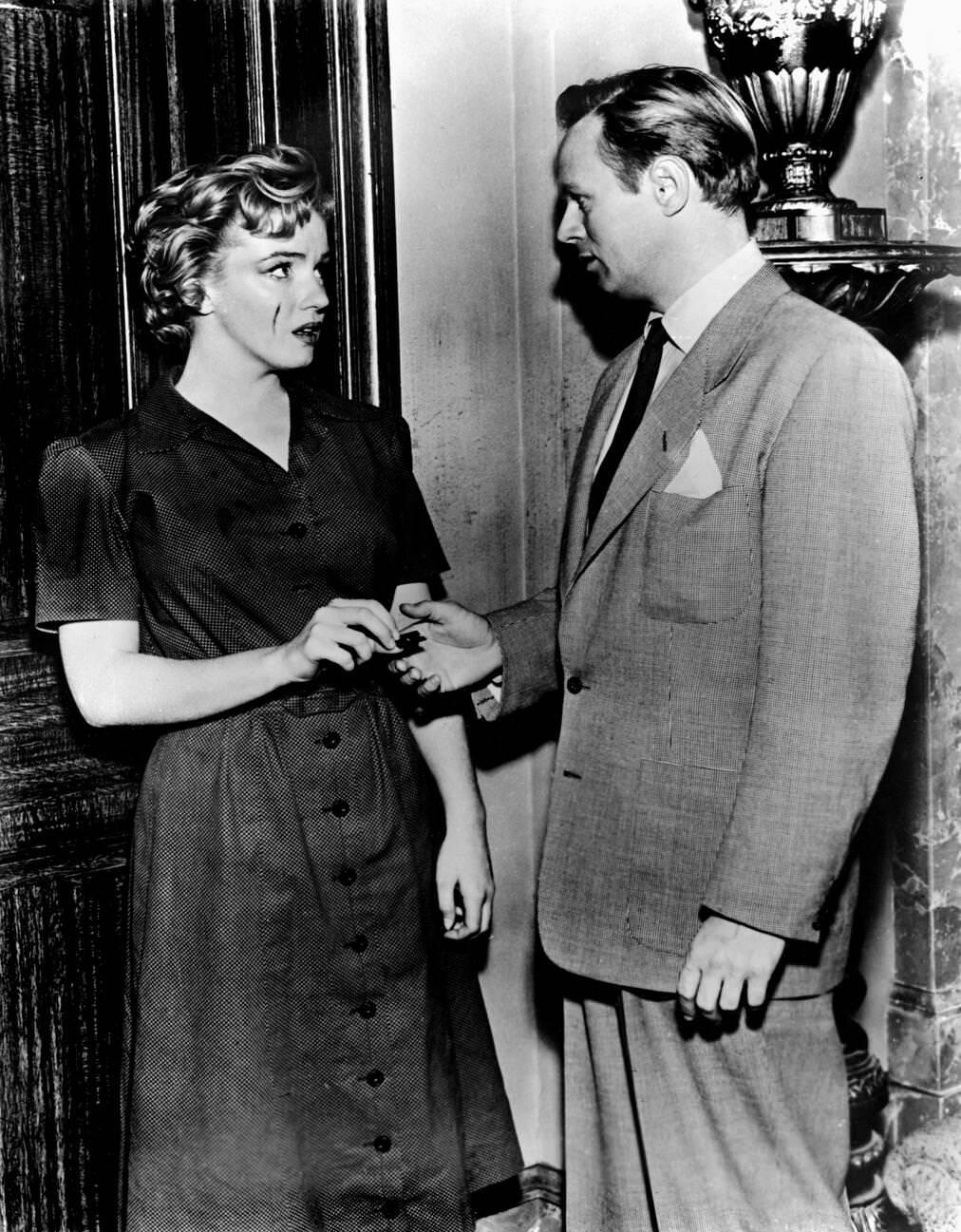 Marilyn Monroe, Richard Widmark, Don'T Bother To Knock, 1952
