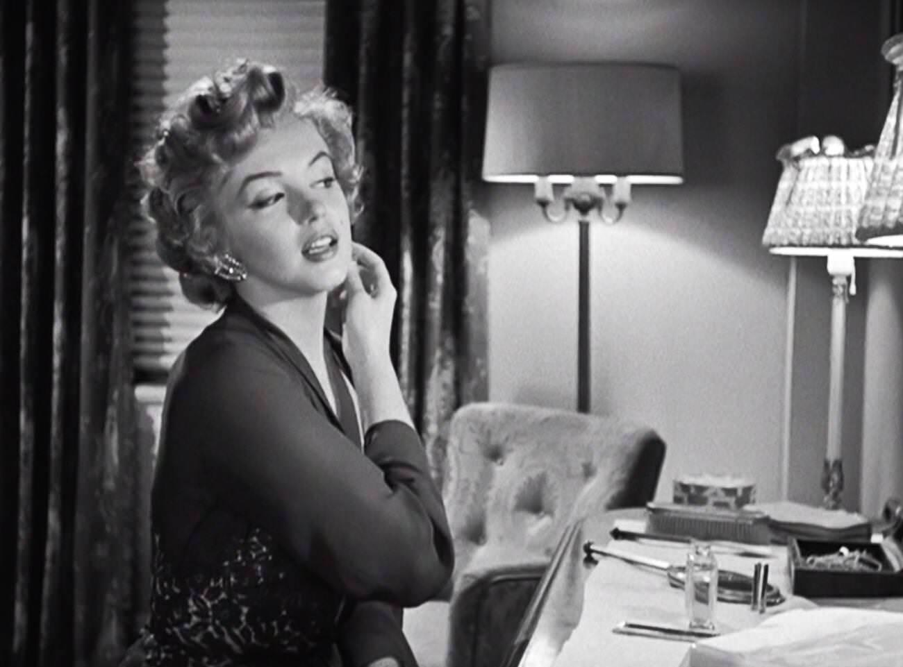 Marilyn Monroe In A Scene From Don'T Bother To Knock, 1952