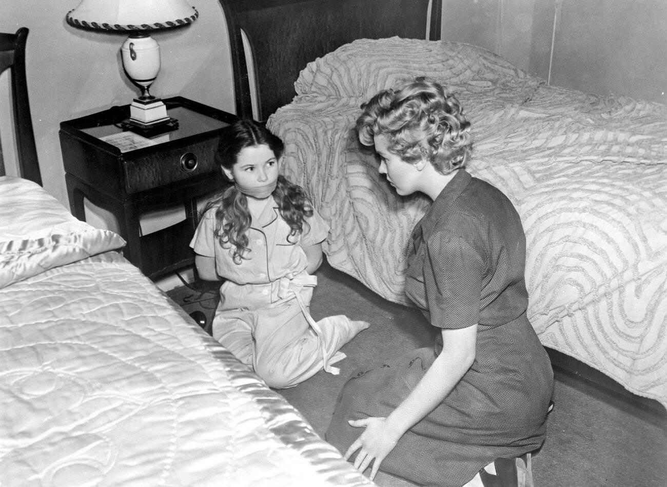 &Amp;Quot;Don'T Bother To Knock,&Amp;Quot; Directed By Roy Ward Baker, Starring Marilyn Monroe And Donna Corcoran, 1952.