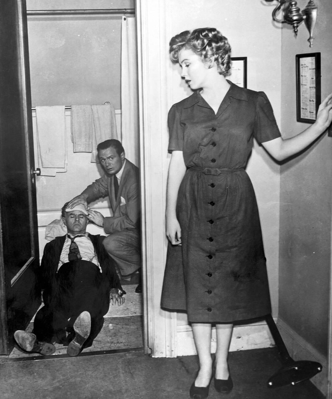 &Amp;Quot;Don'T Bother To Knock,&Amp;Quot; Directed By Roy Ward Baker, Starring Richard Widmark And Marilyn Monroe, 1952.