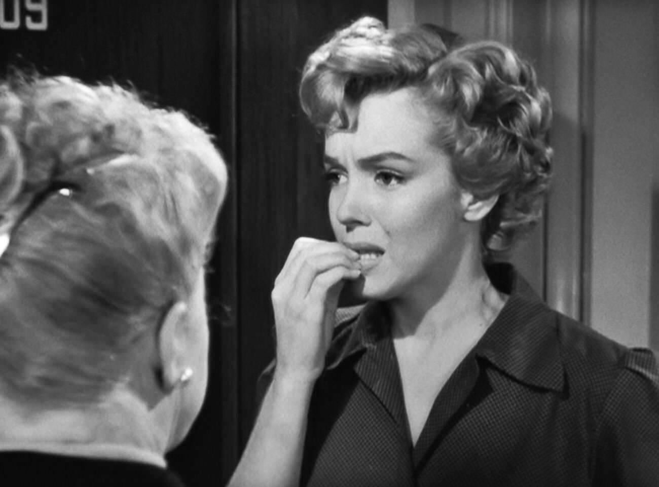 Scene From &Amp;Quot;Don'T Bother To Knock&Amp;Quot; With Marilyn Monroe, 1952.