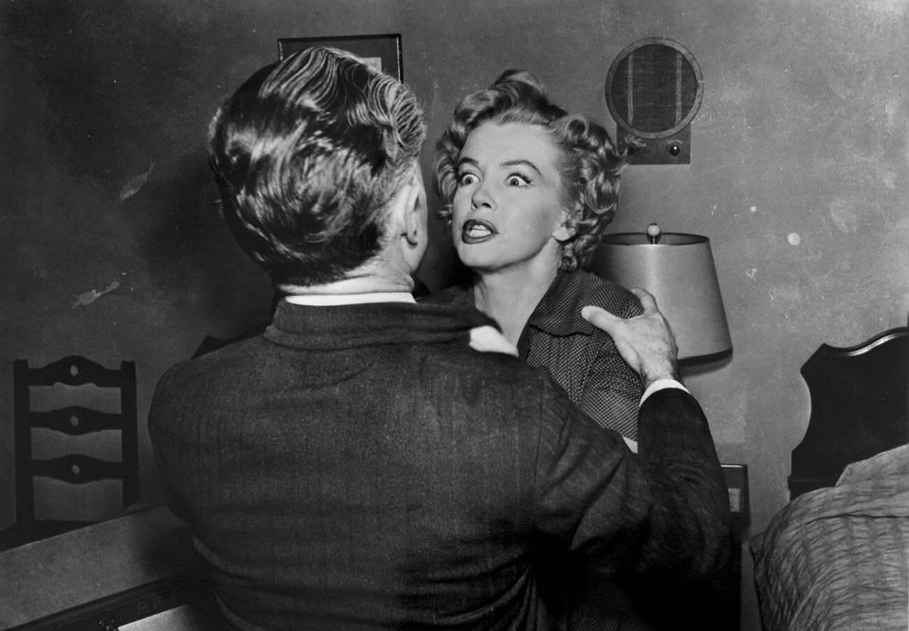 &Amp;Quot;Don'T Bother To Knock,&Amp;Quot; Directed By Roy Ward Baker, Starring Richard Widmark And Marilyn Monroe, 1952.