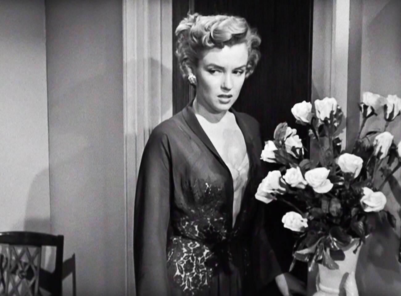 Scene From &Amp;Quot;Don'T Bother To Knock&Amp;Quot; With Marilyn Monroe, 1952.