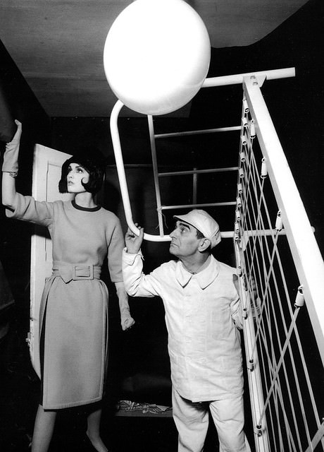 Dorothea In Nina Ricci With Little Bara, 1960