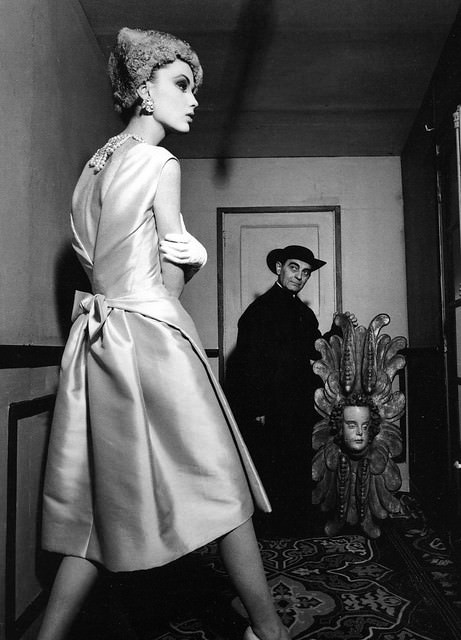 Dorothea In A Dress By Nina Ricci, Little Bara As A Priest, 1960