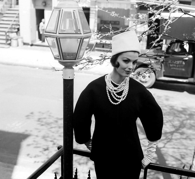 Dorothea Mcgowan In Suit Designed By Deanna Cohen, 1960