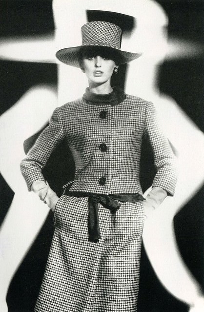 Dorothea Mcgowan In An Yves Saint Laurent Classic, 1962