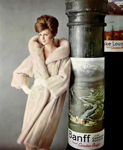 Dorothea Mcgowan In Tourmaline Emba Mink Coat By D.h.grosvenor, 1963