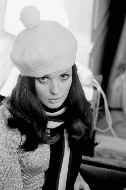 Dorothea Mcgowan During Filming Of &Amp;Quot;Qui Êtes Vous, Polly Maggoo&Amp;Quot;, Directed By William Klein, Paris, 1966