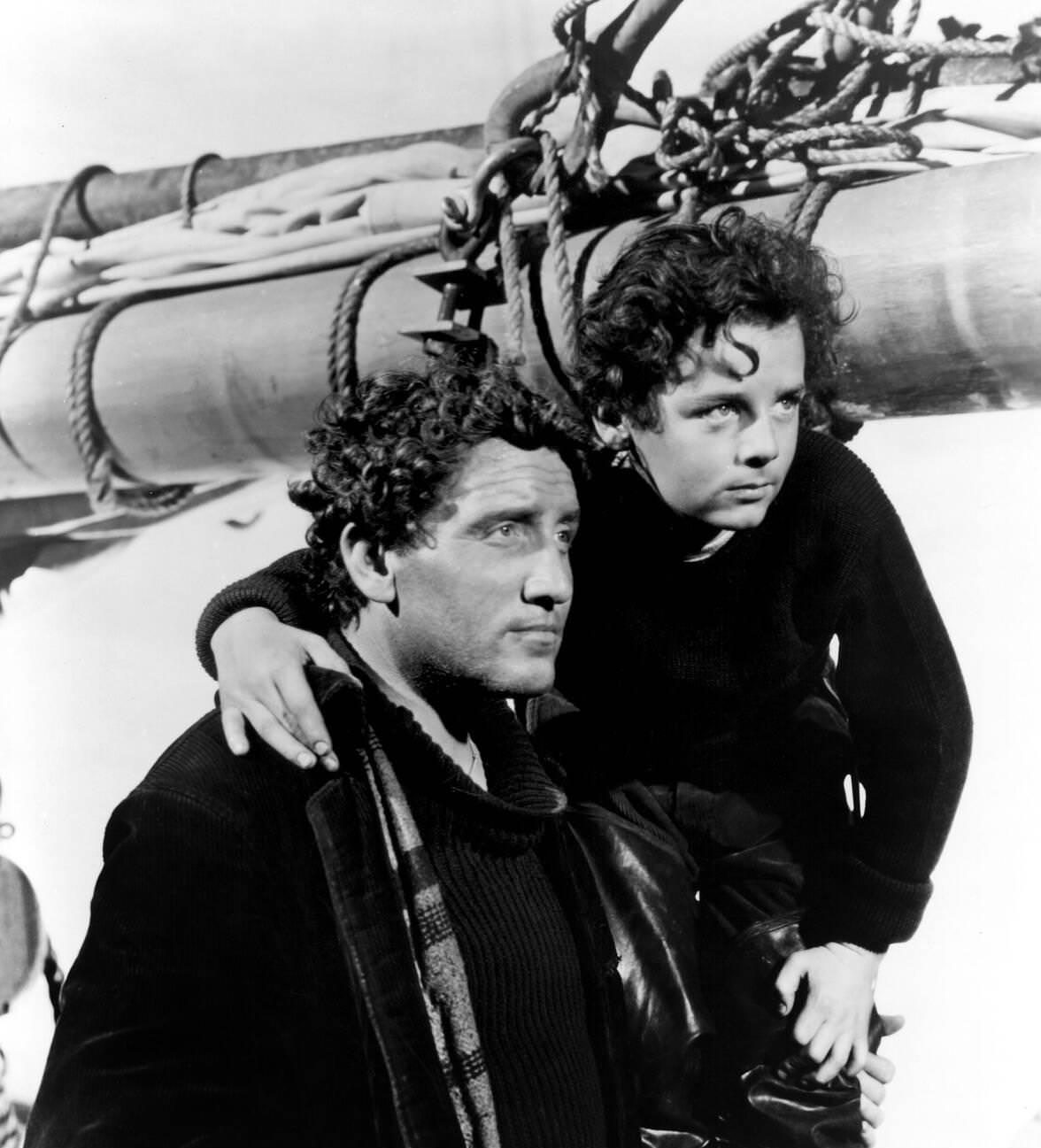 Spencer Tracy, Freddie Bartholomew In &Amp;Quot;Captains Courageous&Amp;Quot;, 1937.