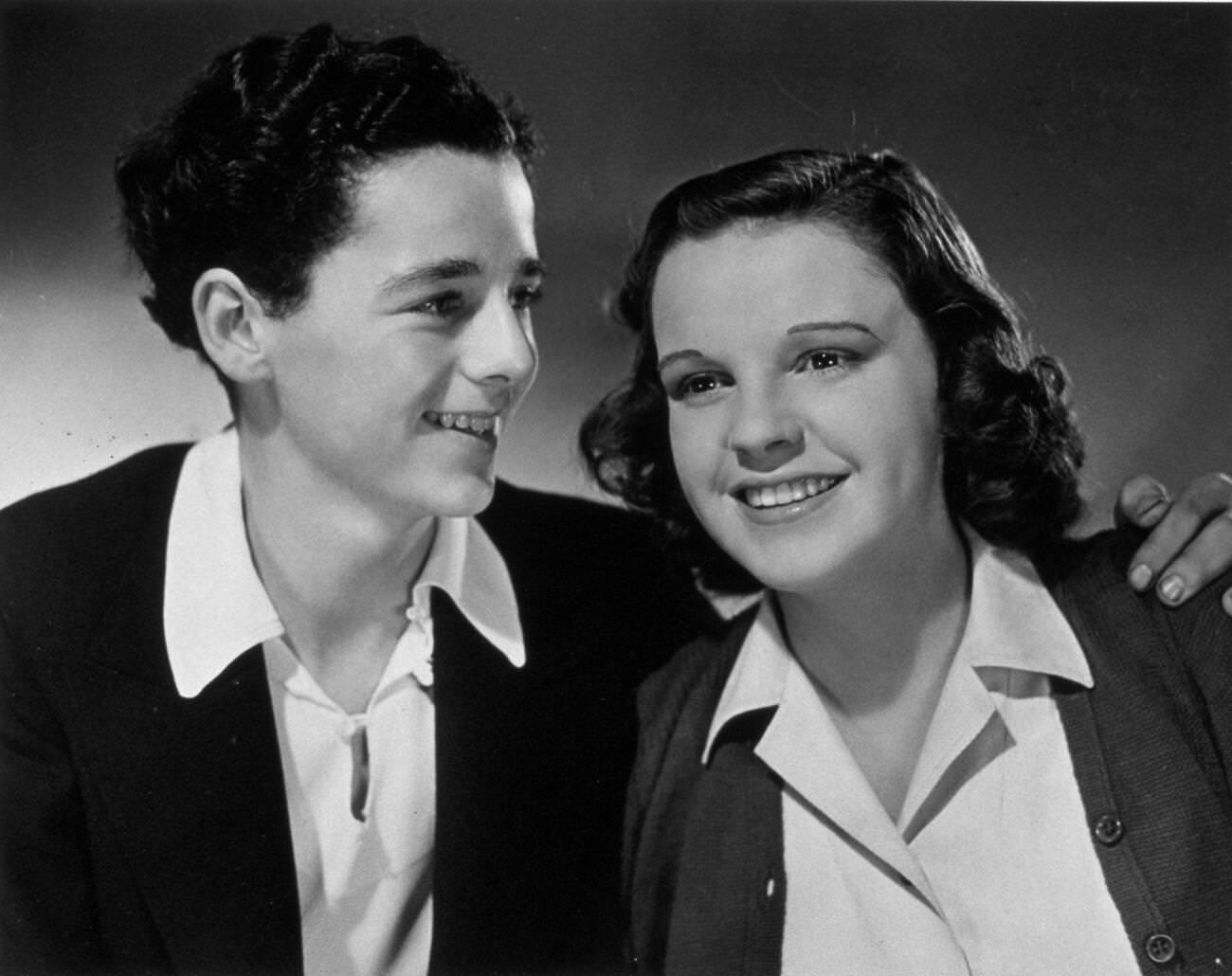 Freddie Bartholomew And Judy Garland In &Amp;Quot;Listen, Darling&Amp;Quot;, 1938.