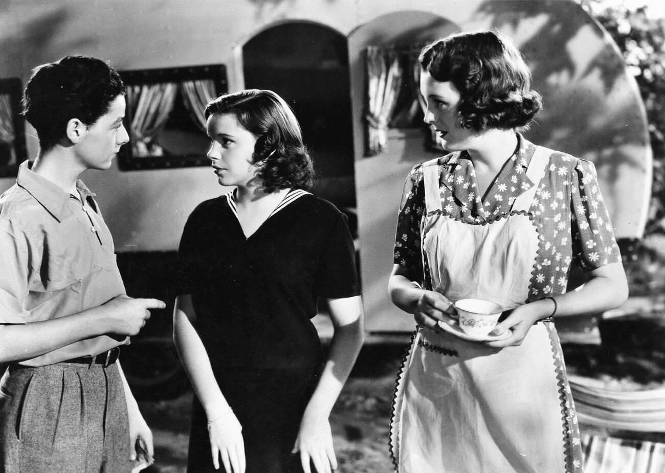 Freddie Bartholomew And Judy Garland In &Amp;Quot;Listen, Darling&Amp;Quot;, 1938.