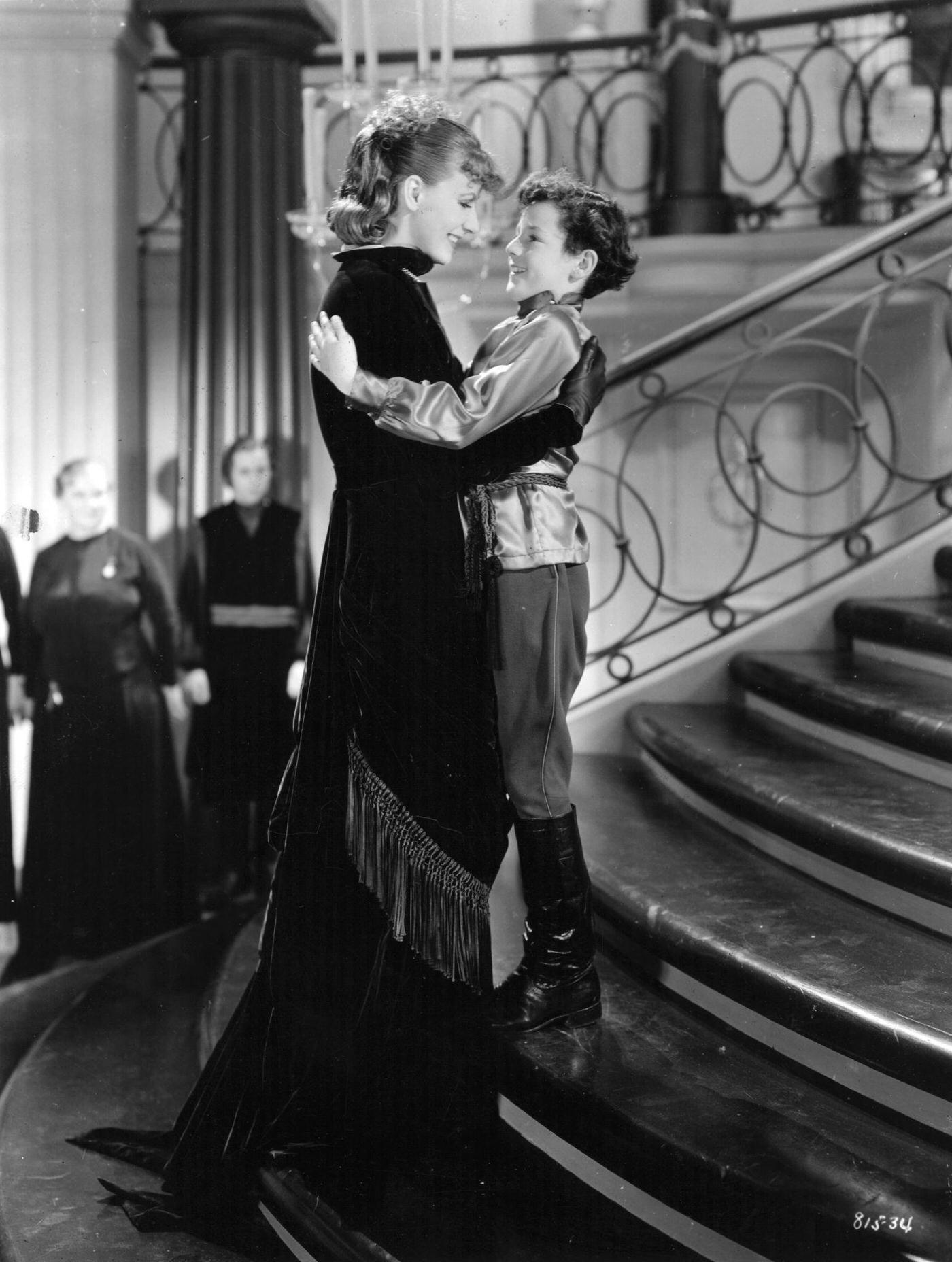Greta Garbo And Freddie Bartholomew In &Amp;Quot;Anna Karenina&Amp;Quot;, 1935.