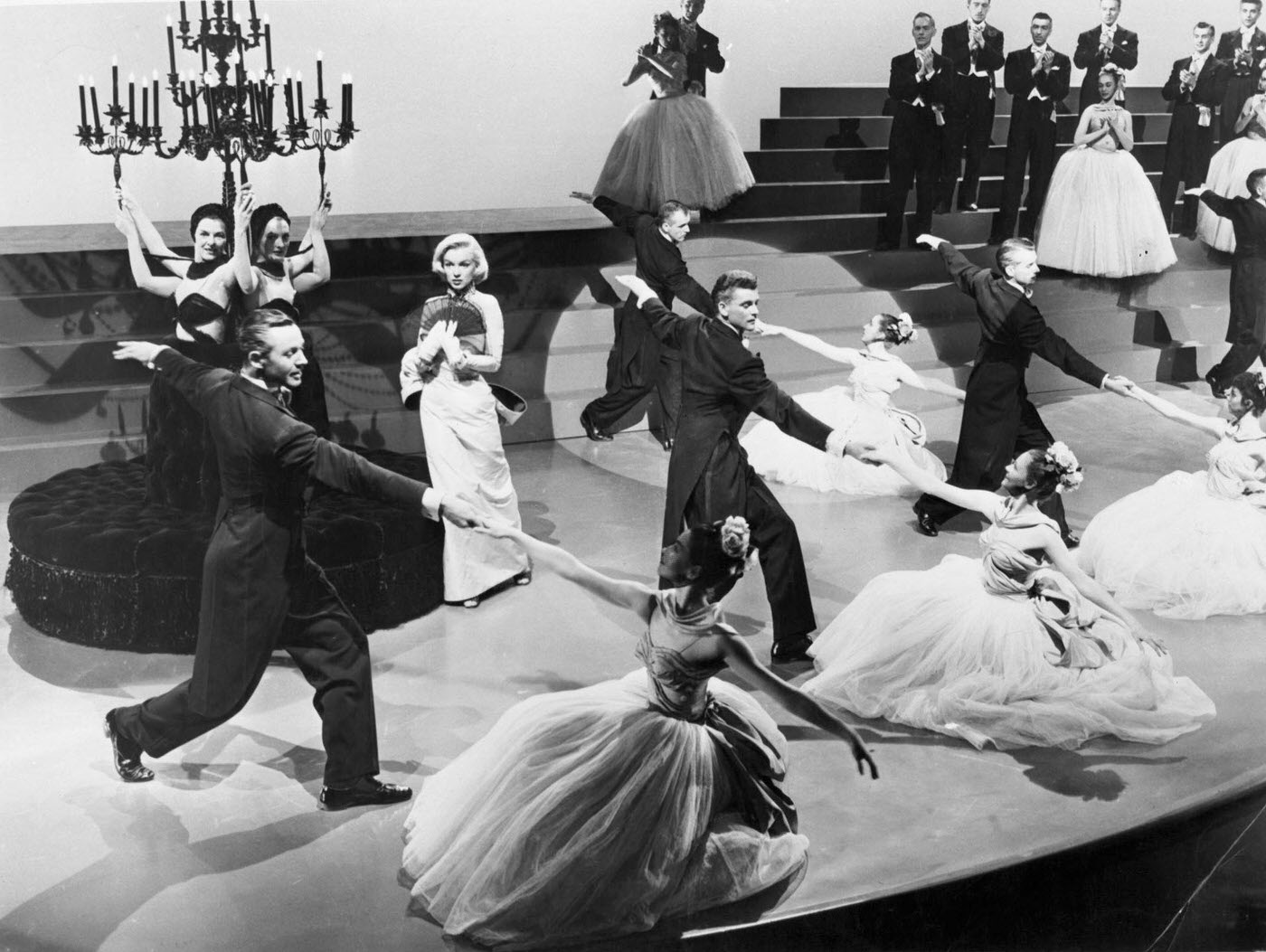 Marilyn Monroe Performing On Stage In &Amp;Quot;Gentlemen Prefer Blondes,&Amp;Quot; 1953.