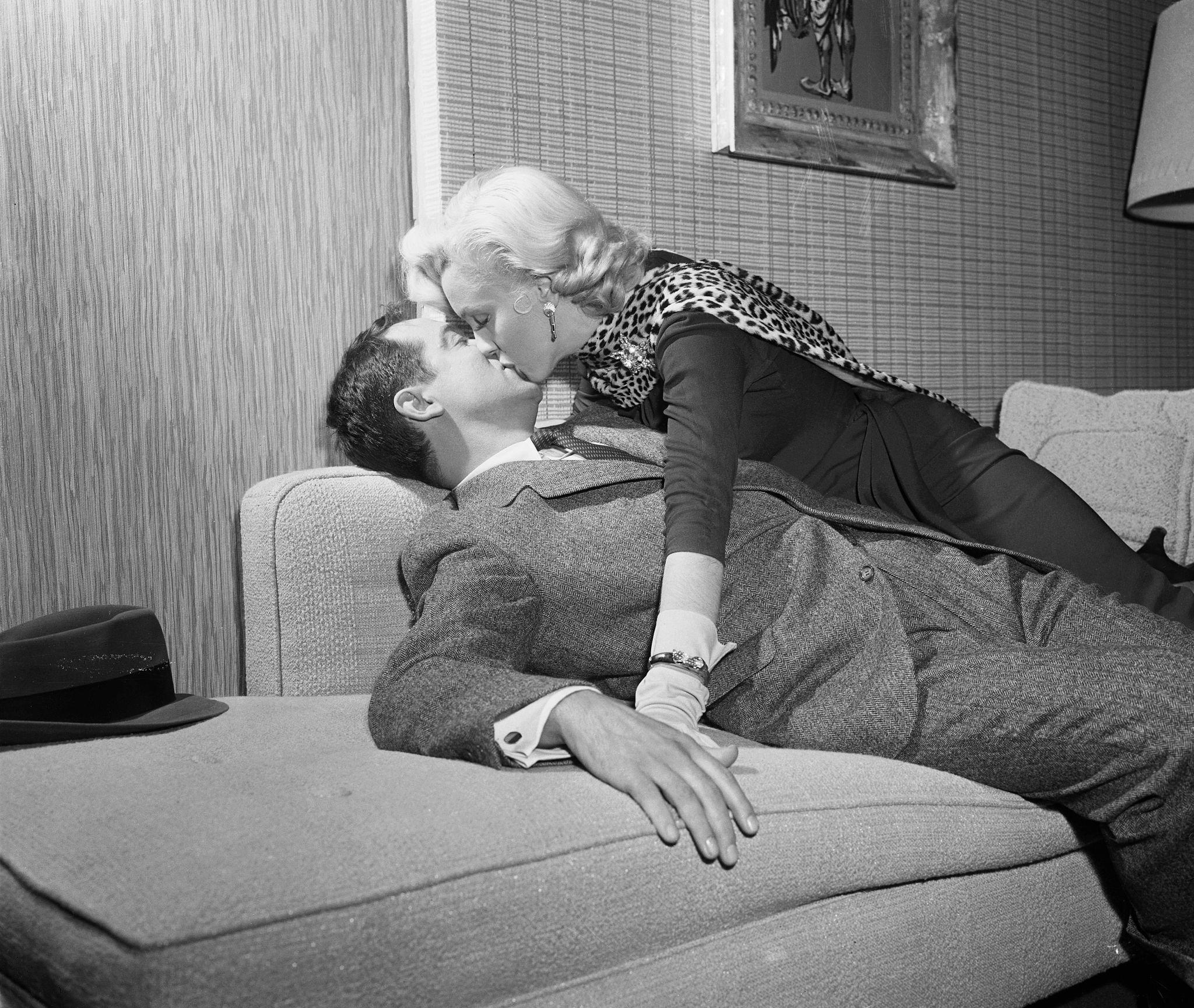 Marilyn Monroe And Tommy Noonan In &Amp;Quot;Gentlemen Prefer Blondes,&Amp;Quot; 1953.