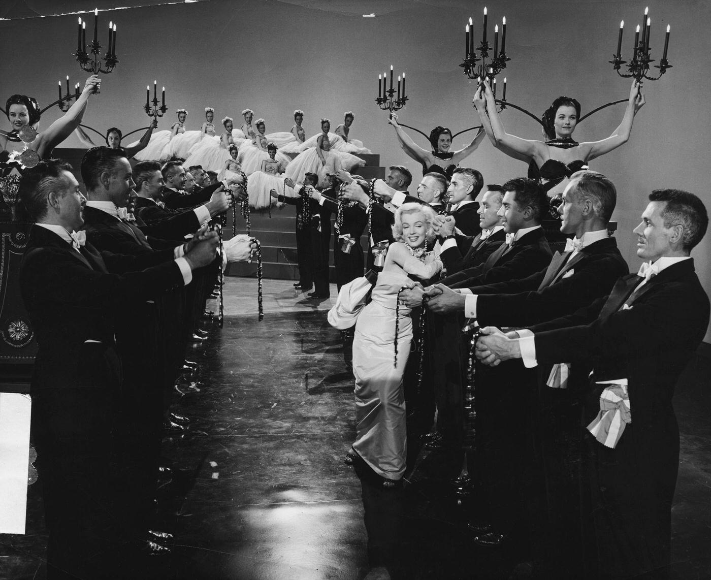 Marilyn Monroe As Lorelei Lee In &Amp;Quot;Gentlemen Prefer Blondes,&Amp;Quot; 1953.