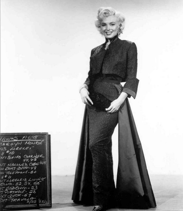 A Peek Inside Monroe’s Wardrobe And Hair Tests For ‘Gentlemen Prefer Blondes’ (1953)