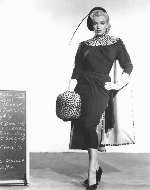 A Peek Inside Monroe’s Wardrobe And Hair Tests For ‘Gentlemen Prefer Blondes’ (1953)