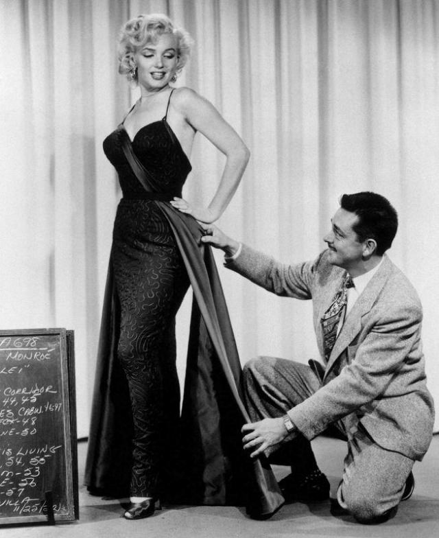 A Peek Inside Monroe’s Wardrobe And Hair Tests For ‘Gentlemen Prefer Blondes’ (1953)