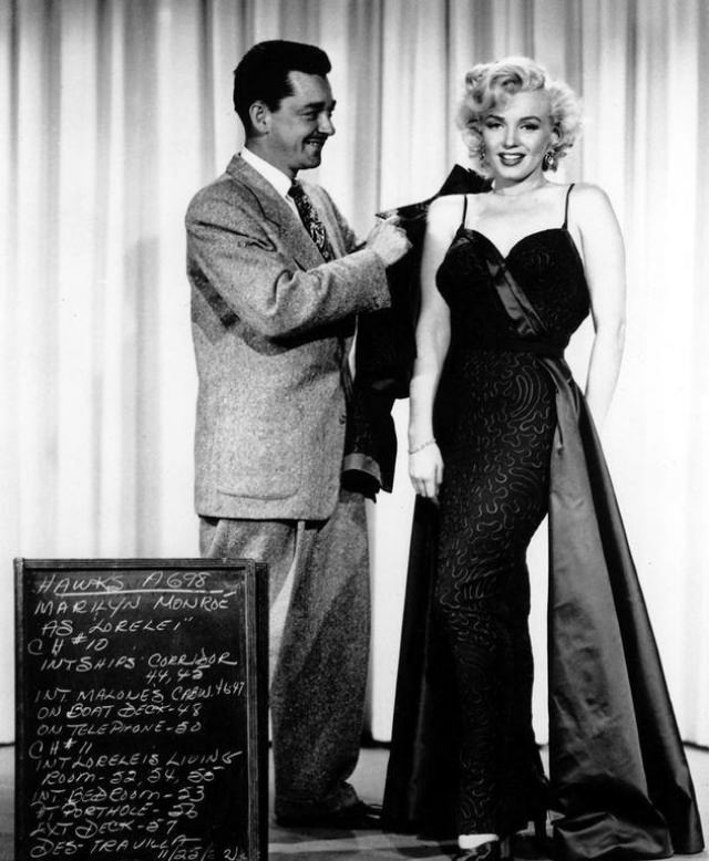 A Peek Inside Monroe’s Wardrobe And Hair Tests For ‘Gentlemen Prefer Blondes’ (1953)