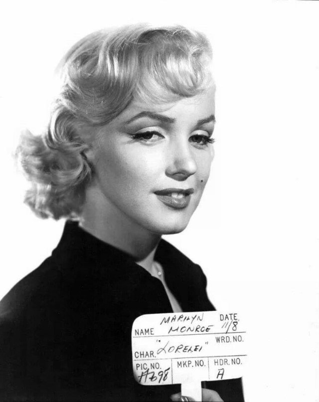 A Peek Inside Monroe’s Wardrobe And Hair Tests For ‘Gentlemen Prefer Blondes’ (1953)