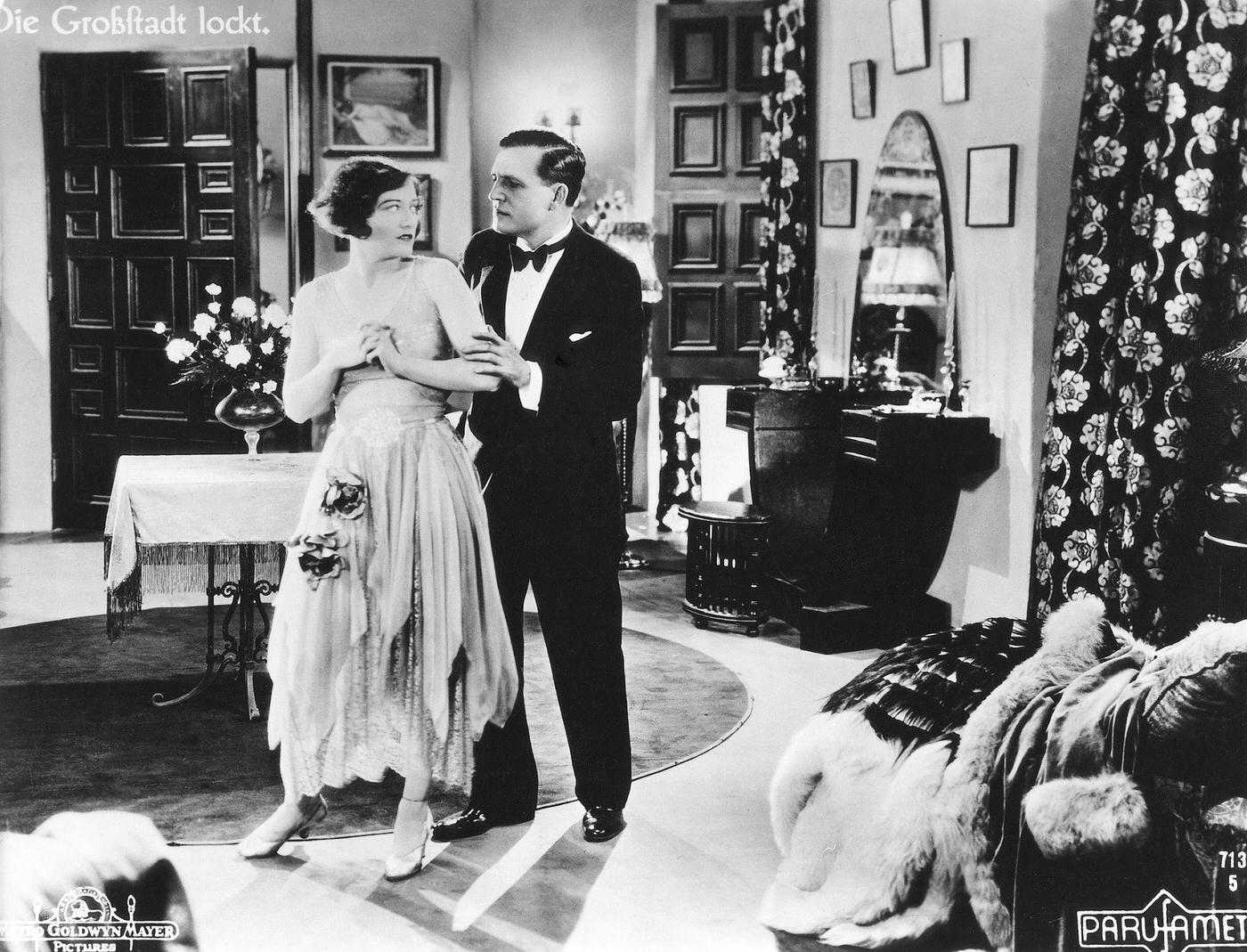 Gloria Swanson In The Film 'Die Grosstadt Lockt,' 1930.