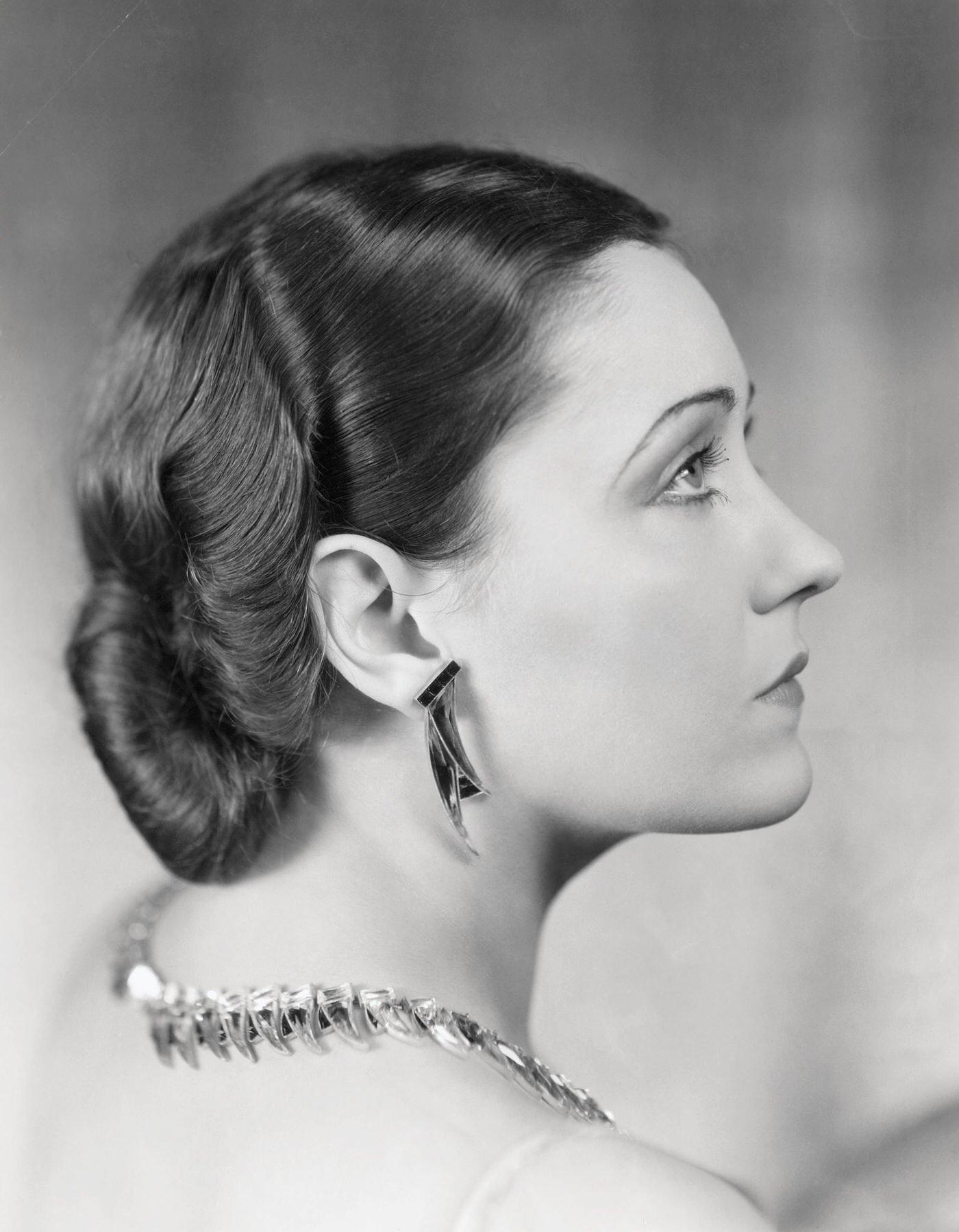 Elegant Gloria Swanson In A Film Scene From The 1929 Film, The Trespasser.