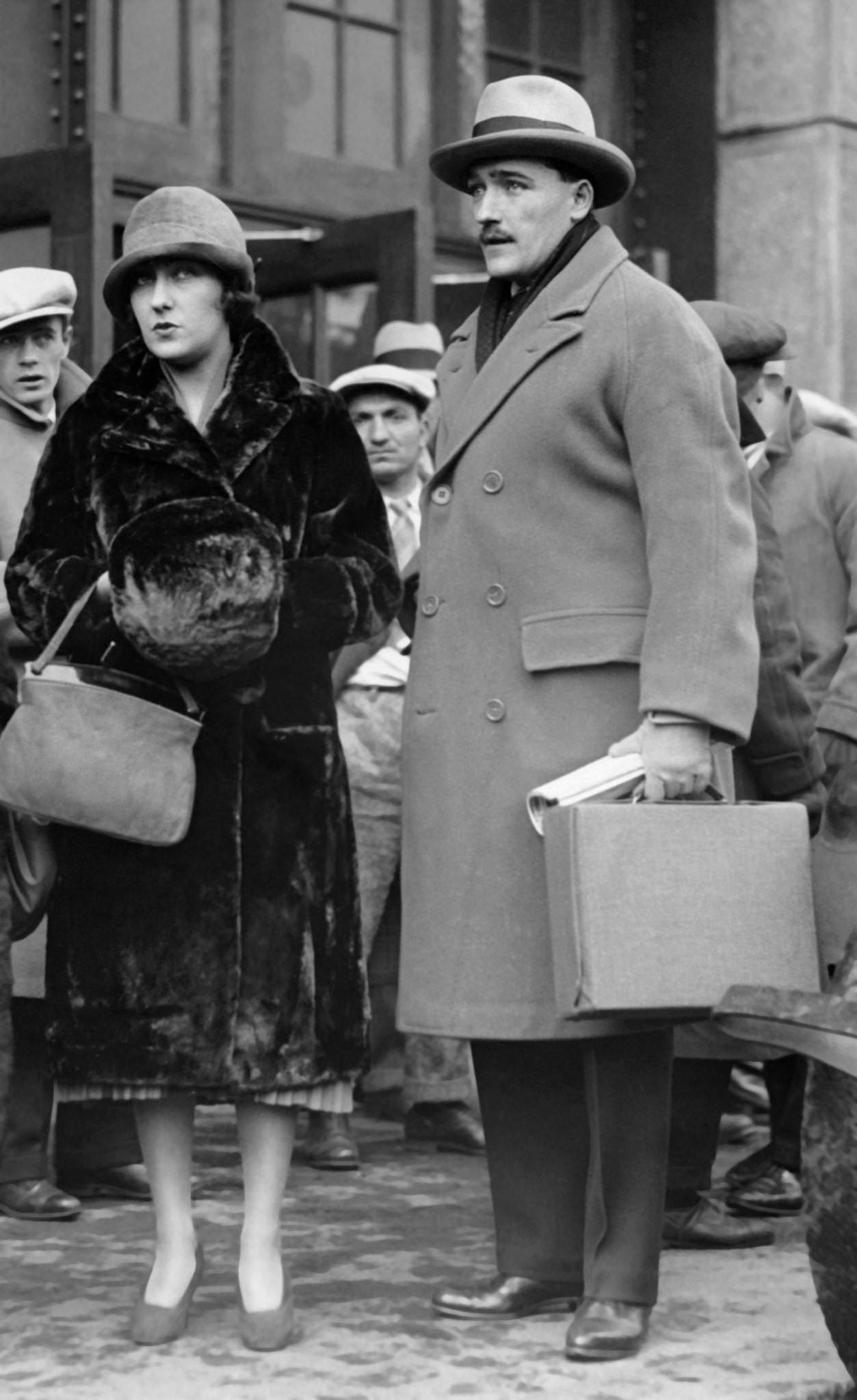 Gloria Swanson And Henry De La Falaise In The 1920S.