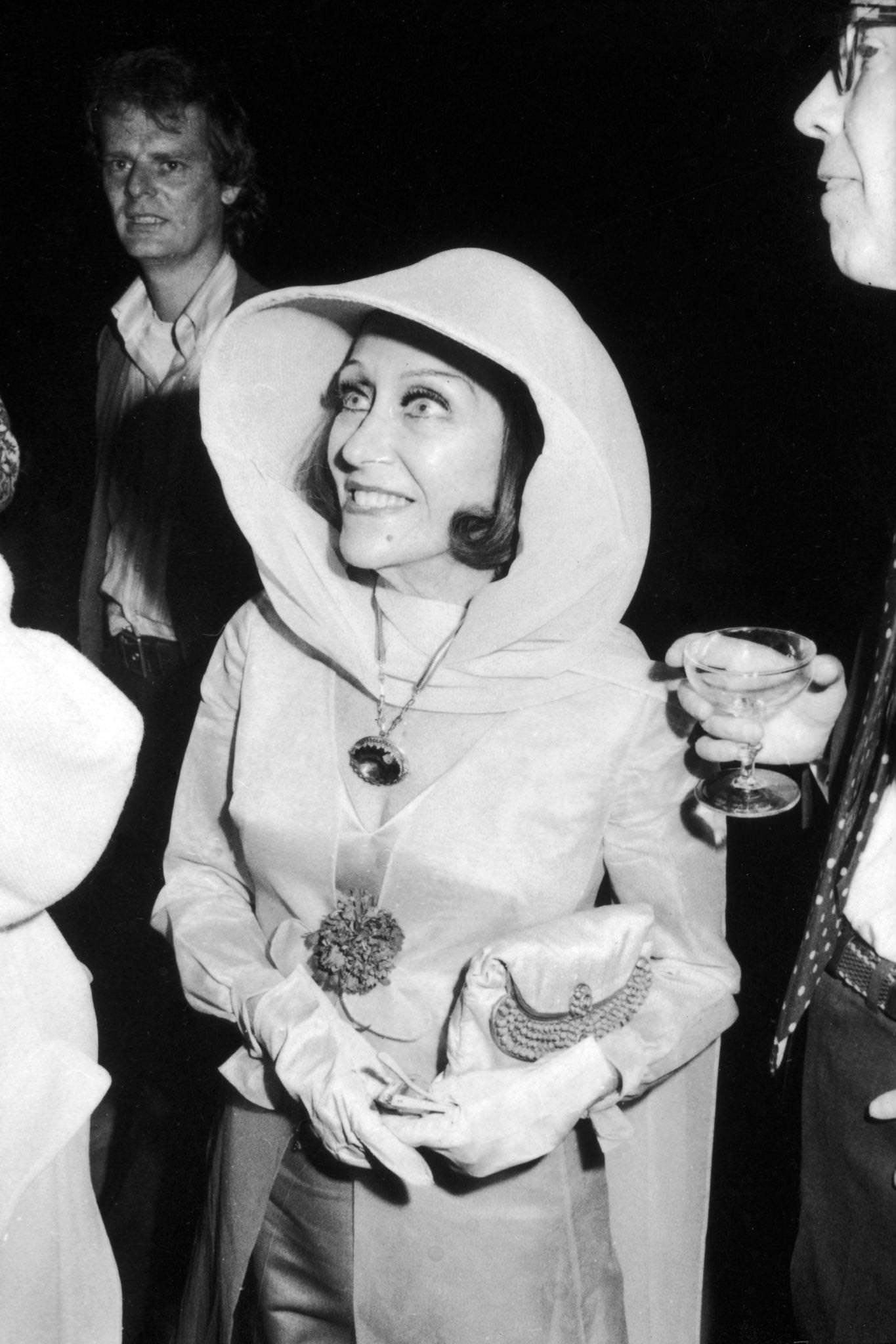 Gloria Swanson At The Presentation Of 'The Story Of Temple Drake', New York, 1972.