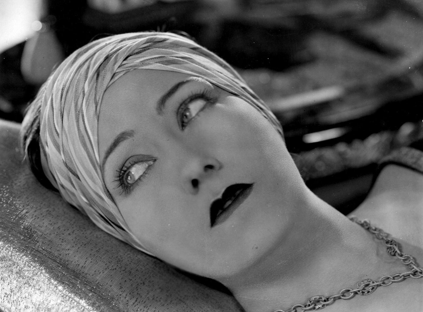 Gloria Swanson In A Scene From An Unknown Film, 1923.