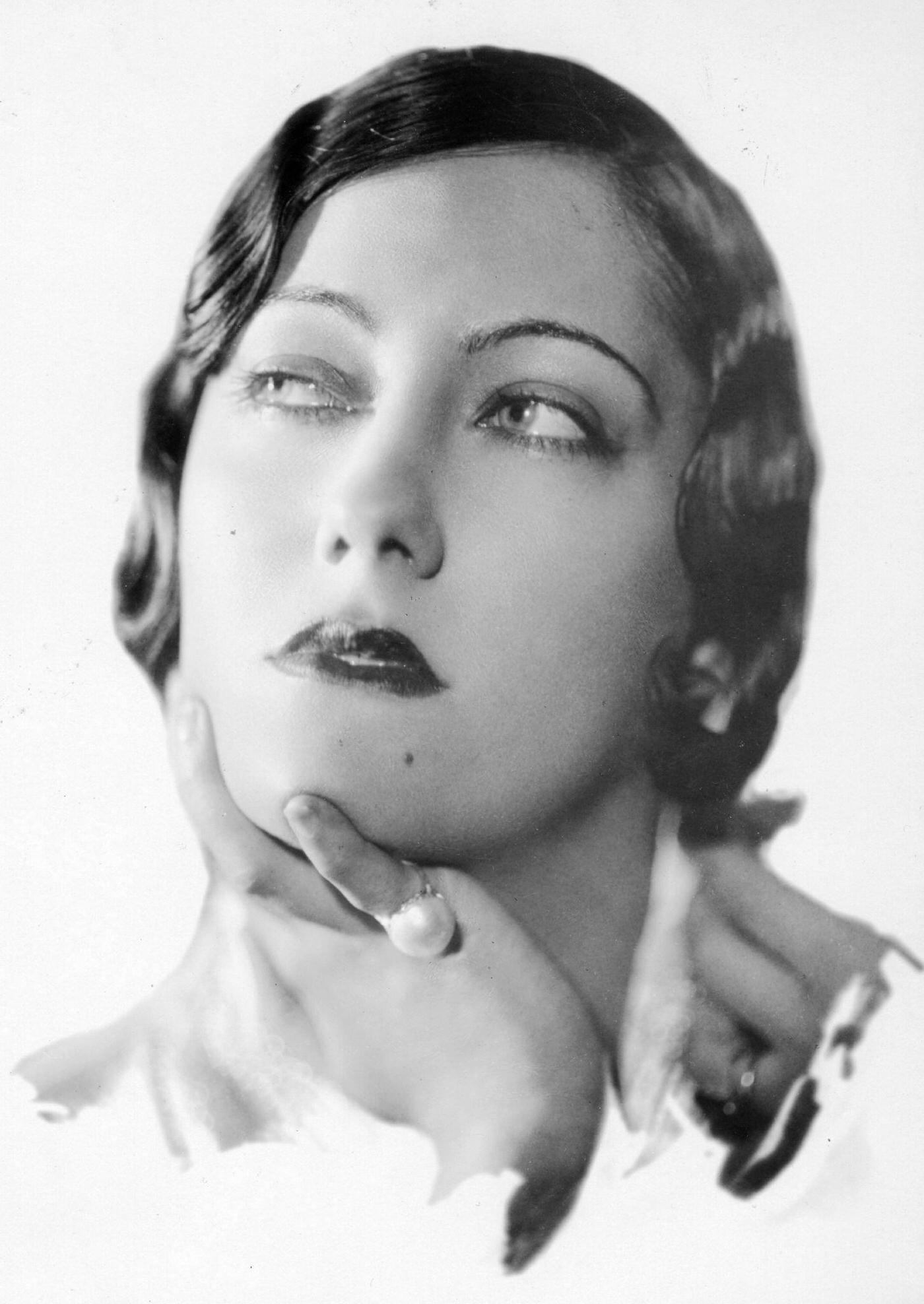 Glamorous Silent Screen Star Gloria Swanson .