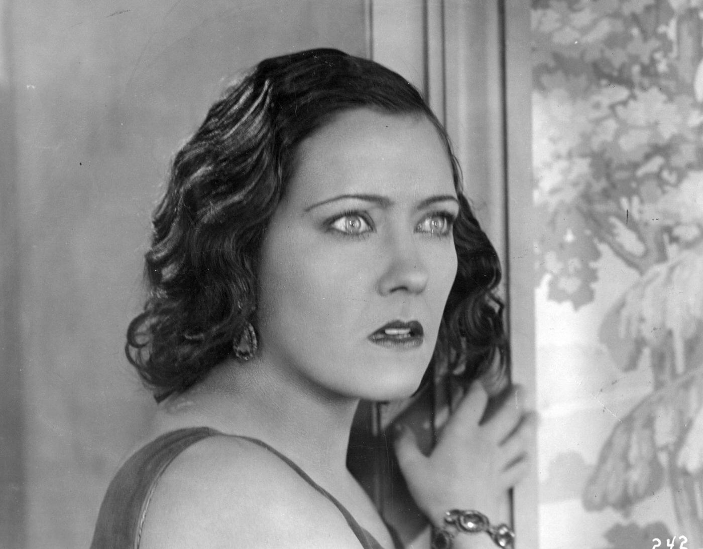 Glamorous Silent Screen Star Gloria Swanson .