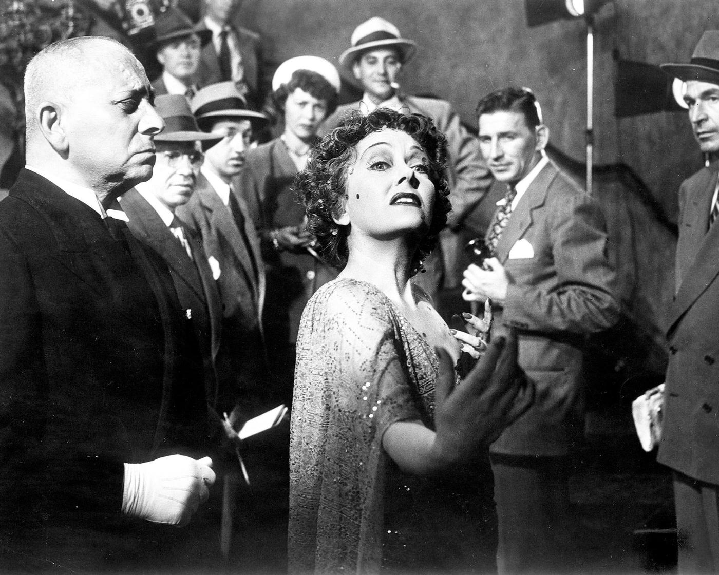 Gloria Swanson As Norma Desmond And Erich Von Stroheim As Max Von Mayerling In 'Sunset Boulevard,' 1950.