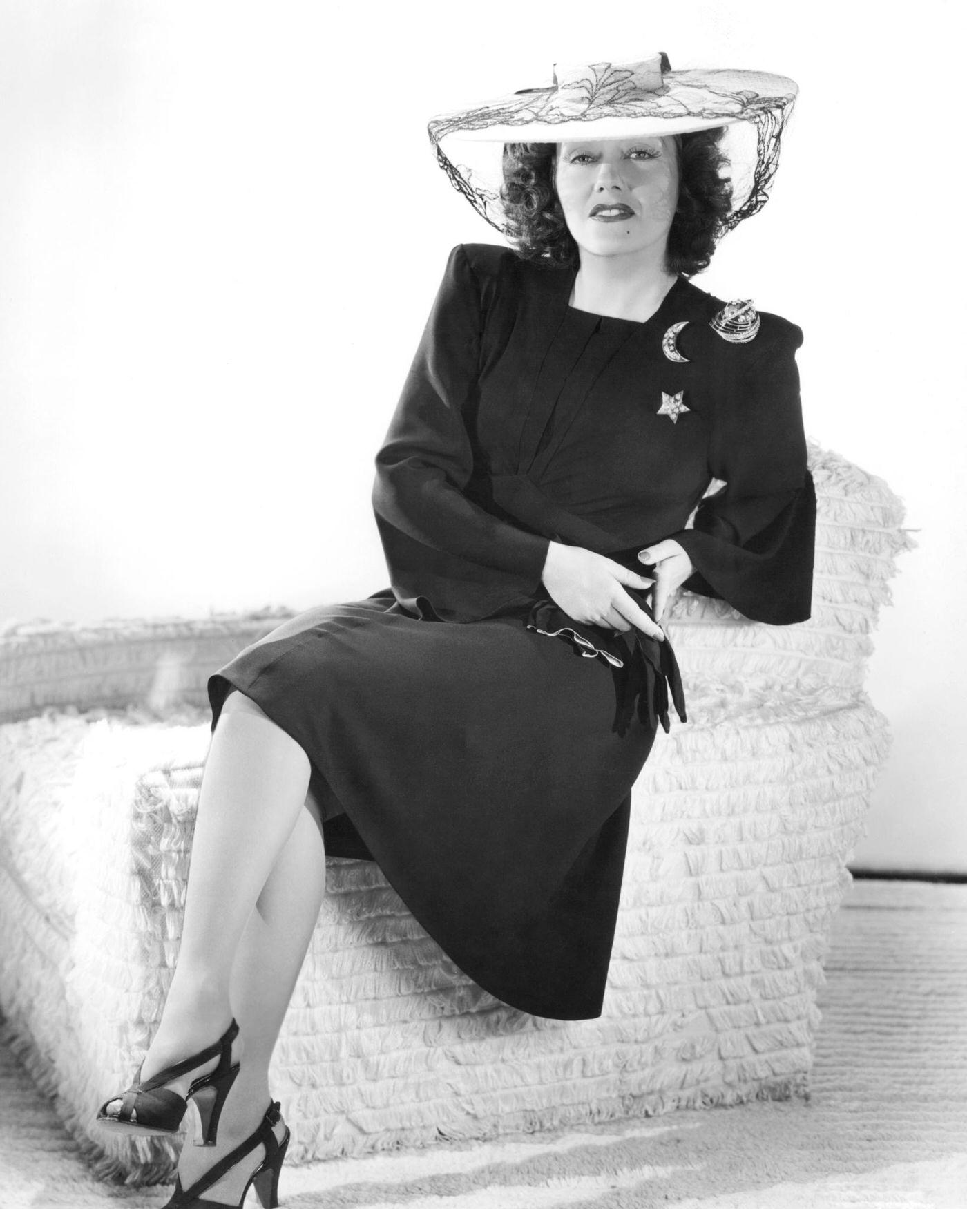 Gloria Swanson, American Actress, Circa 1945.