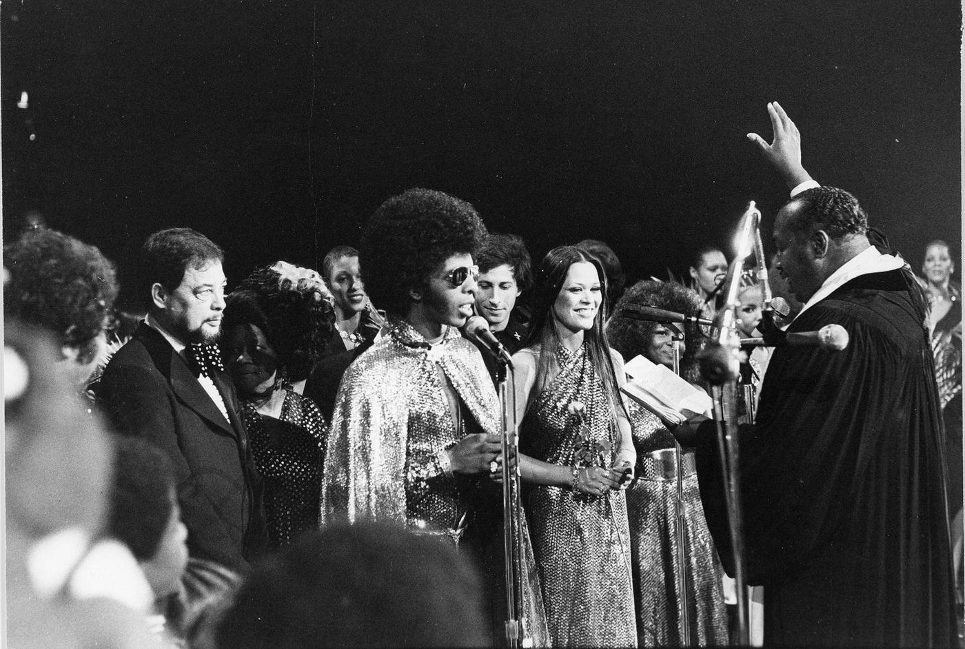 Sly Stone And Kathy Silva'S Onstage Wedding, 1974