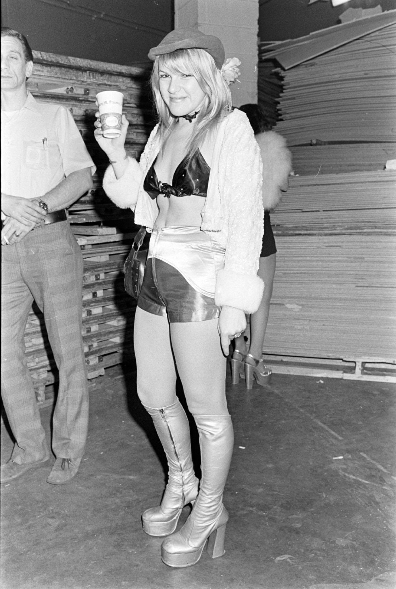 Guests At Sly Stone'S Wedding To Kathy Silva At Madison Square Garden, Nyc, 1974.