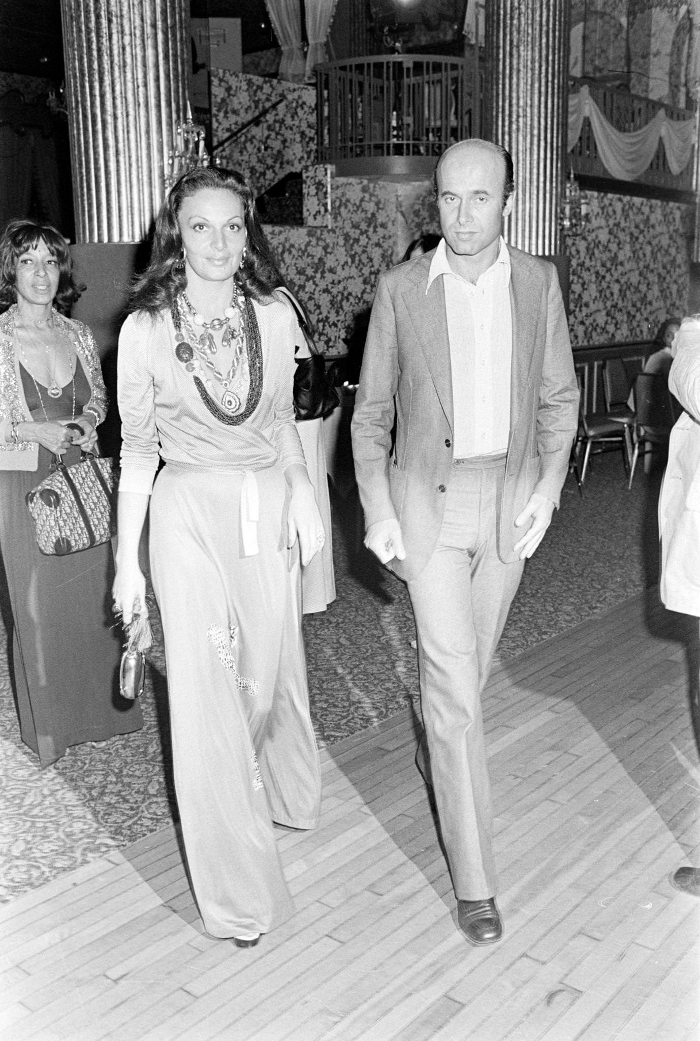 Diane Von Furstenberg Joins A Reception, 1974