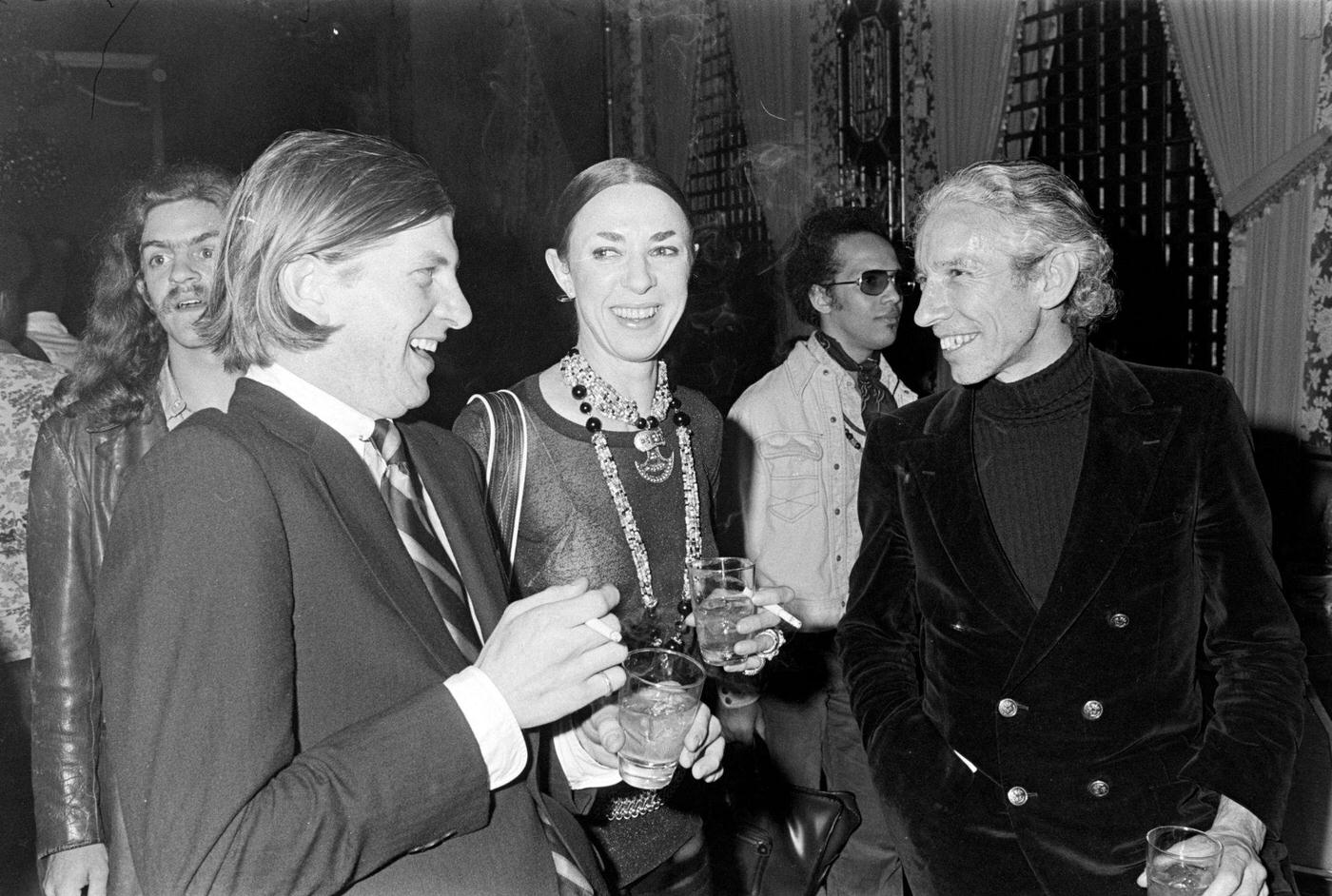 D.d. Ryan (C) And John Barry Ryan (R) At Reception, 1974