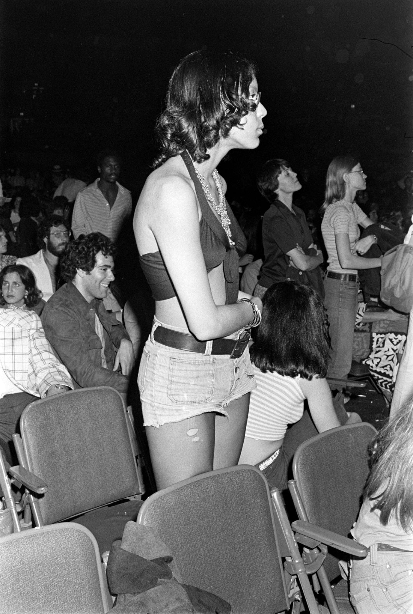 Fans At Sly Stone'S Madison Square Garden Concert And Onstage Wedding To Kathy Silva, 1974