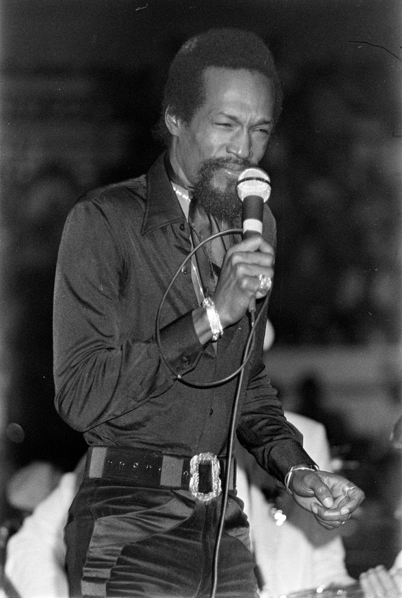 Eddie Kendricks Performs At Sly Stone'S Concert And Wedding, 1974