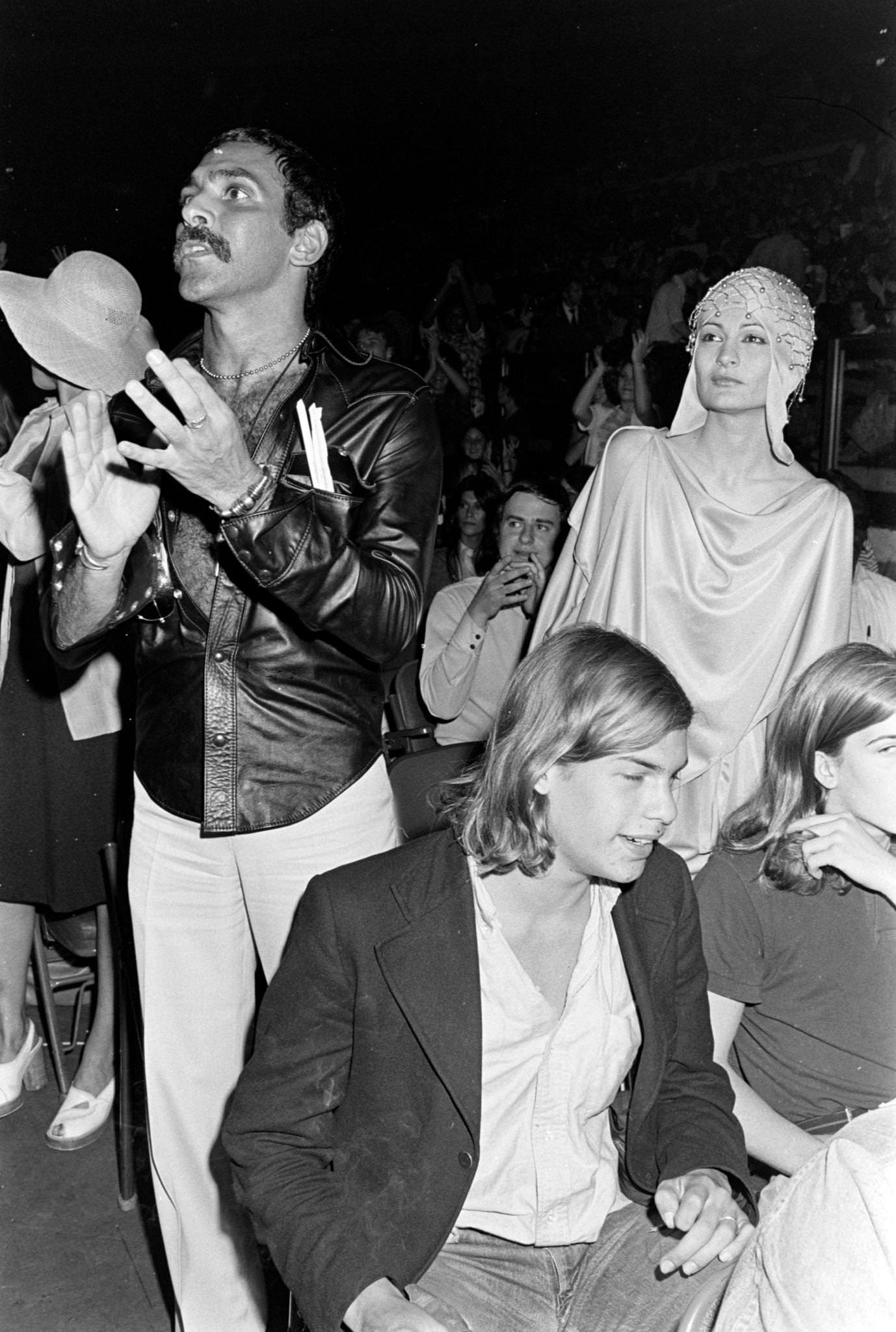 Fans Cheer On Sly Stone During His Madison Square Garden Concert And Wedding, 1974