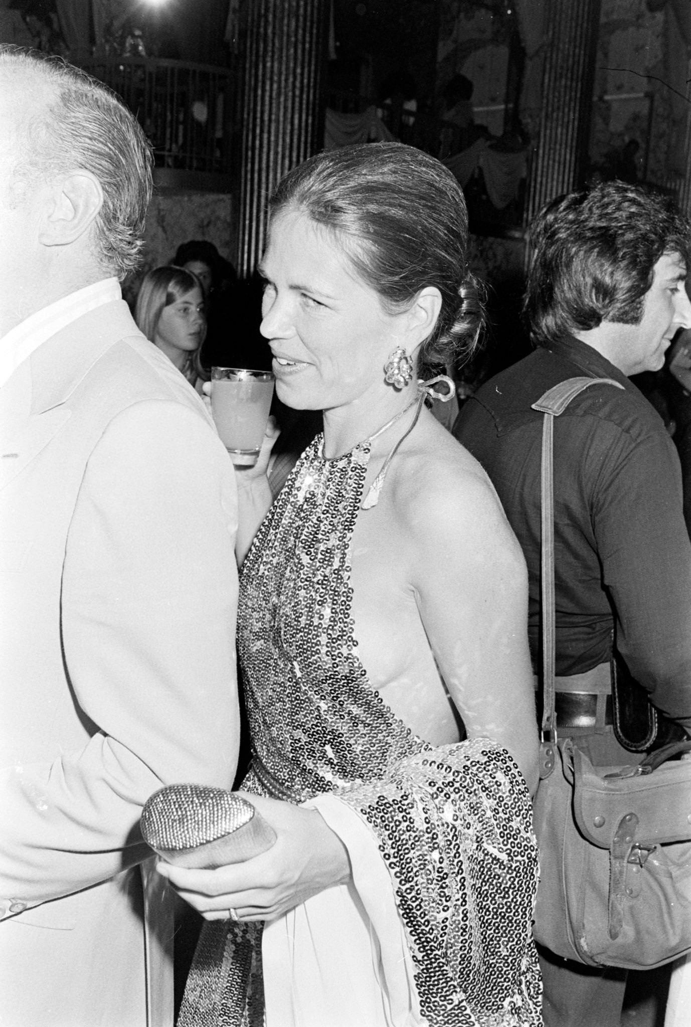 Susan Fine Attends The Reception Following Sly Stone'S Wedding To Kathy Silva, 1974