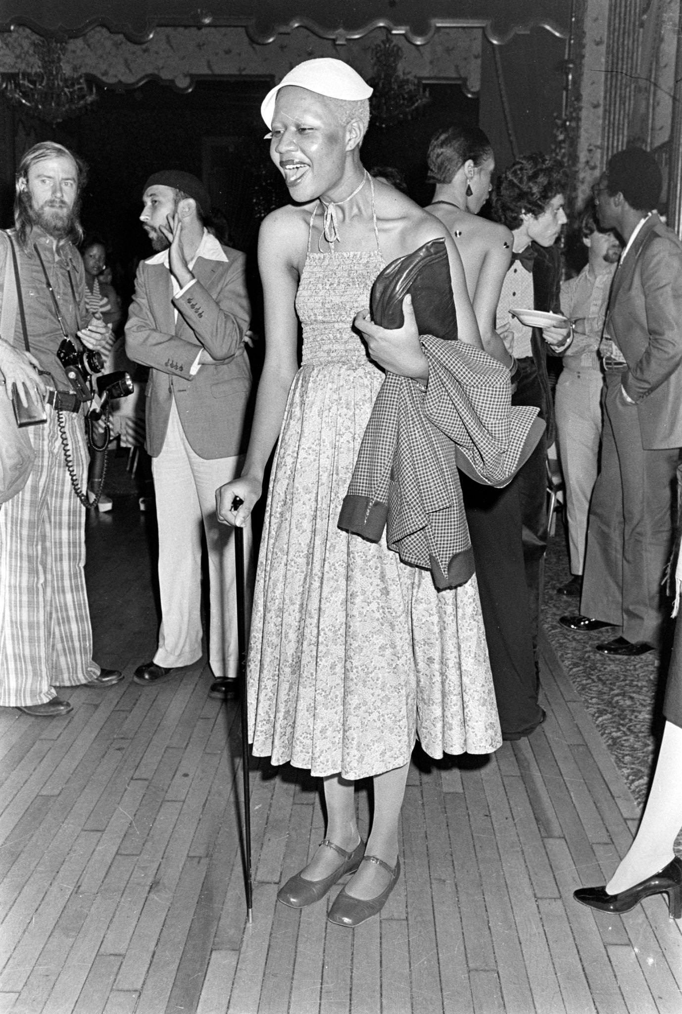 Guests Gather At A Reception, 1974