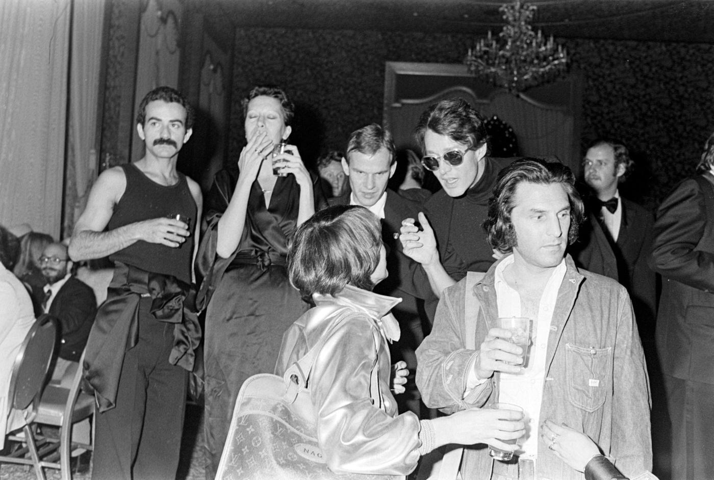 Halston Attends The Reception Following Sly Stone'S Wedding, 1974