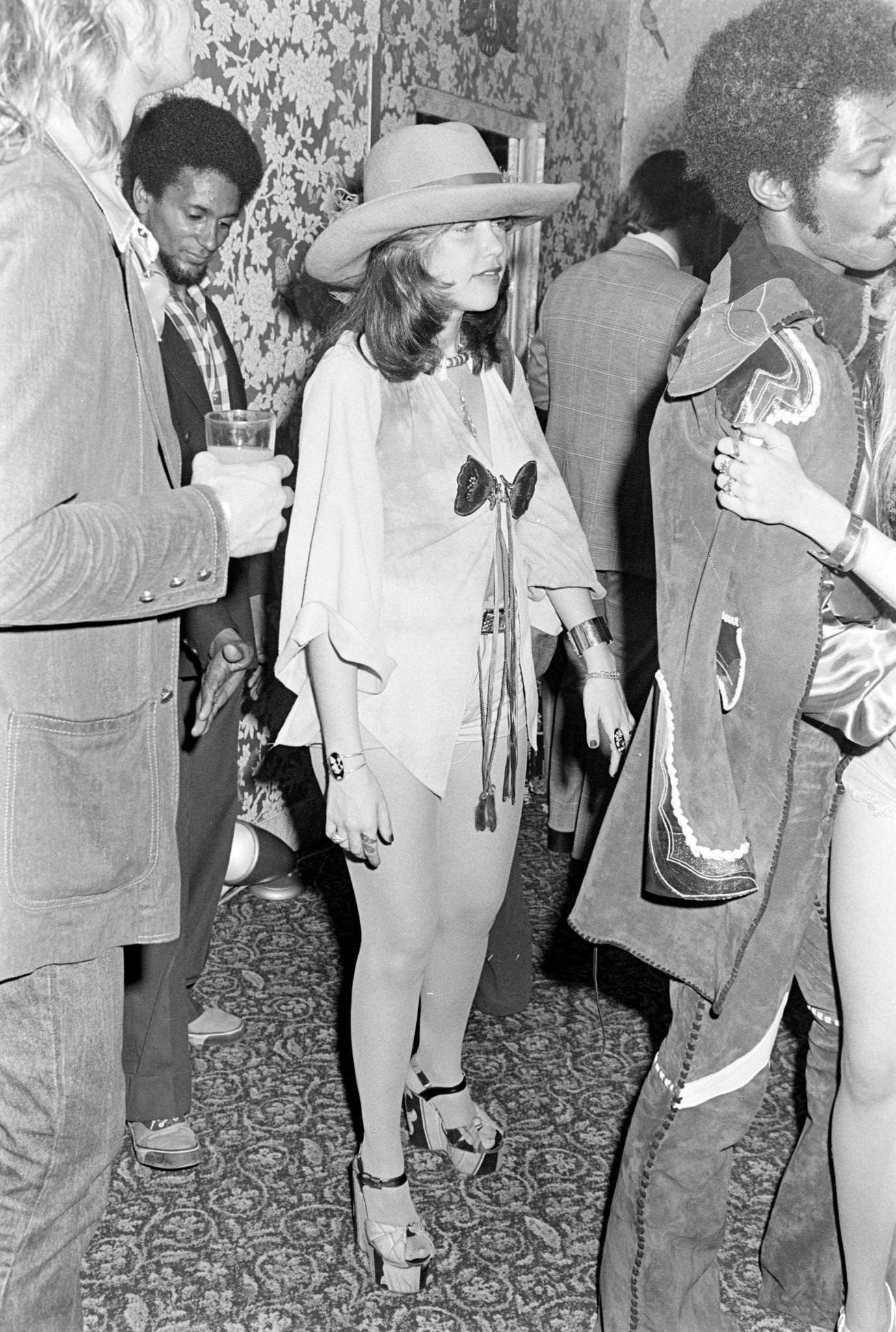Guests Gather At A Reception, 1974
