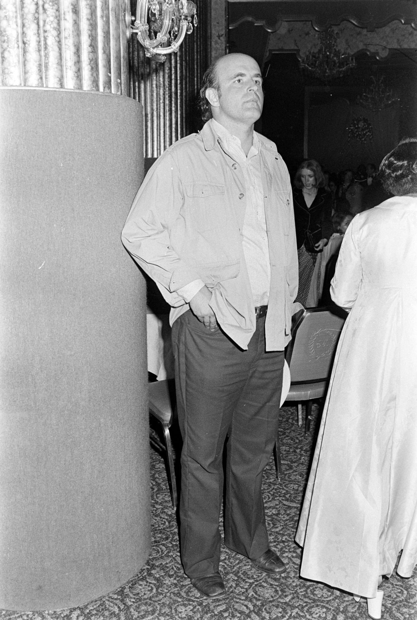 Peter Boyle Joins The Reception After Sly Stone'S Wedding To Kathy Silva At Madison Square Garden. 1974.