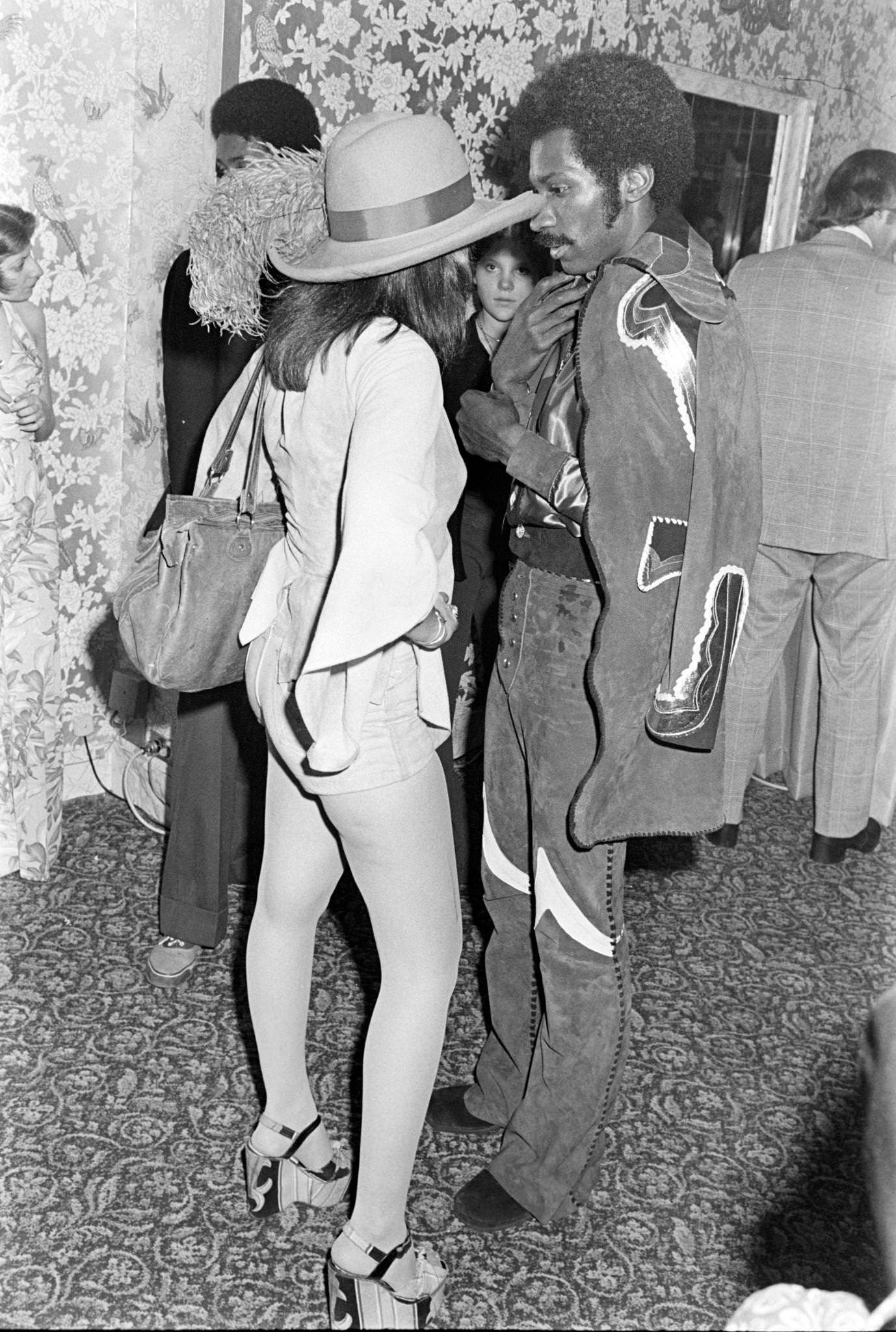Guests Attend A Reception At The Waldorf-Astoria Hotel, 1974
