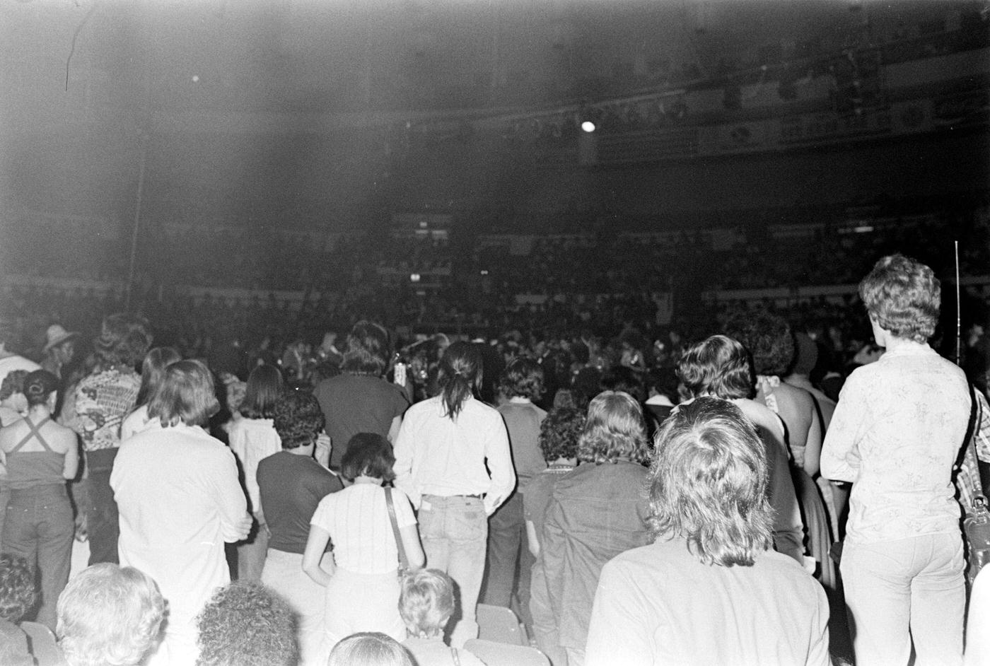 Eager Fans Attend Sly Stone'S Concert And Onstage Wedding, 1974