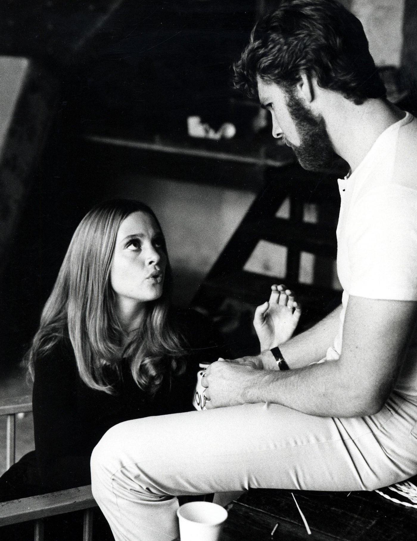 Leigh Taylor-Young And Ryan O'Neal During &Amp;Quot;Buttercup Chain&Amp;Quot; In London.